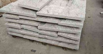 三沙芝麻白蘑菇石，自然面