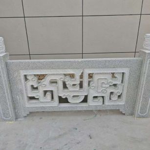 三沙芝麻白河道栏杆 桥栏杆