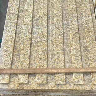 三沙黄金麻盲道 石材盲道