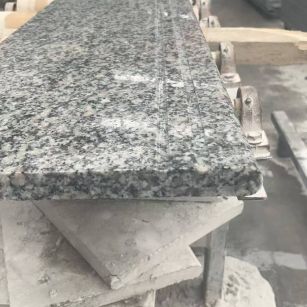 三沙芝麻白楼梯踏步 芙蓉白