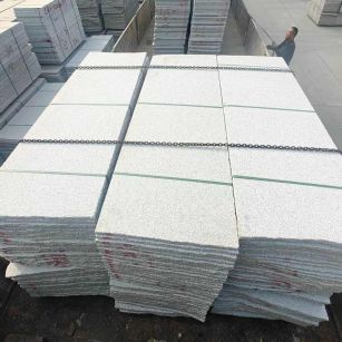 三沙芝麻白毛板，石材毛板