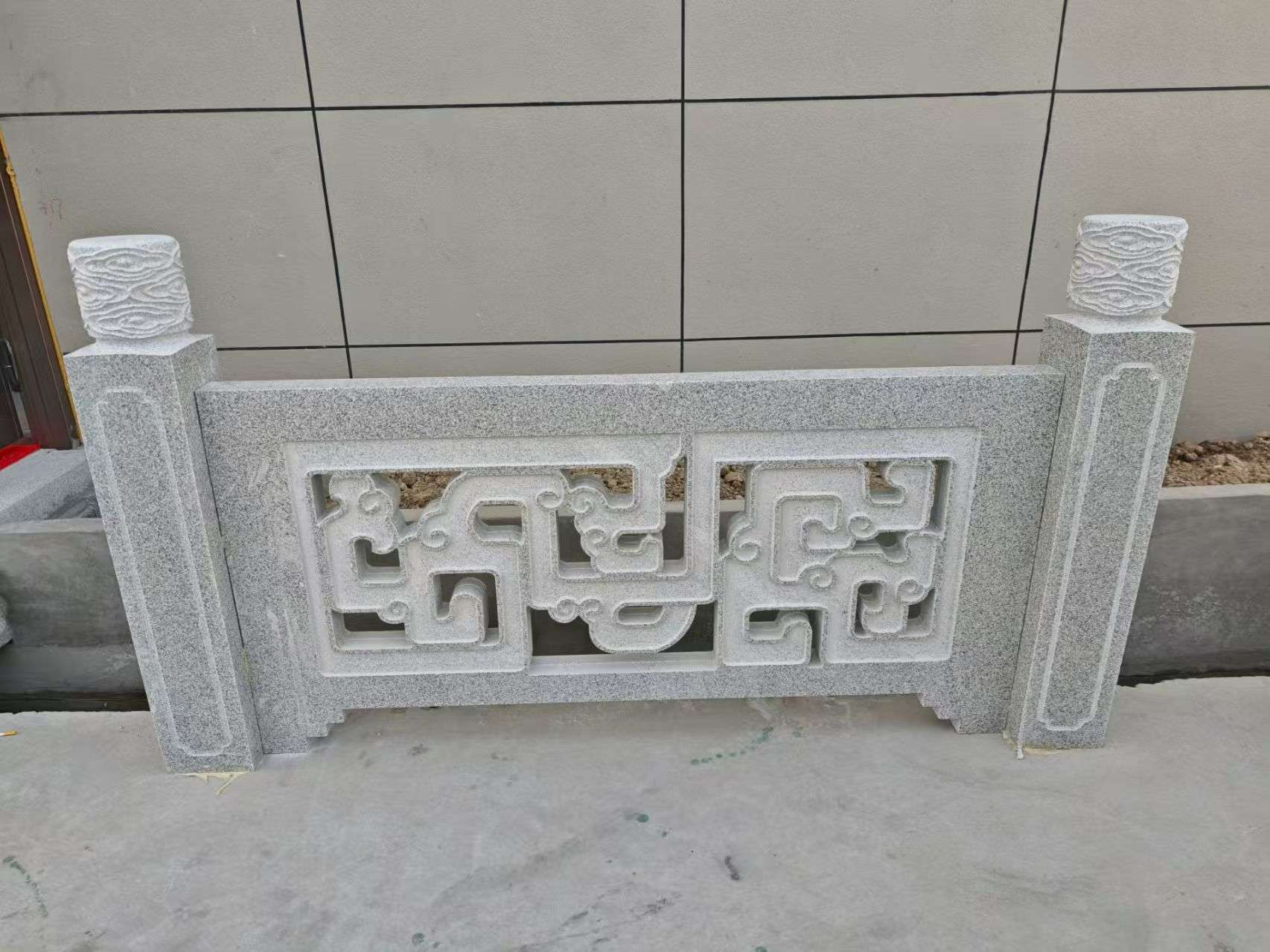 三沙芝麻白河道栏杆 桥栏杆