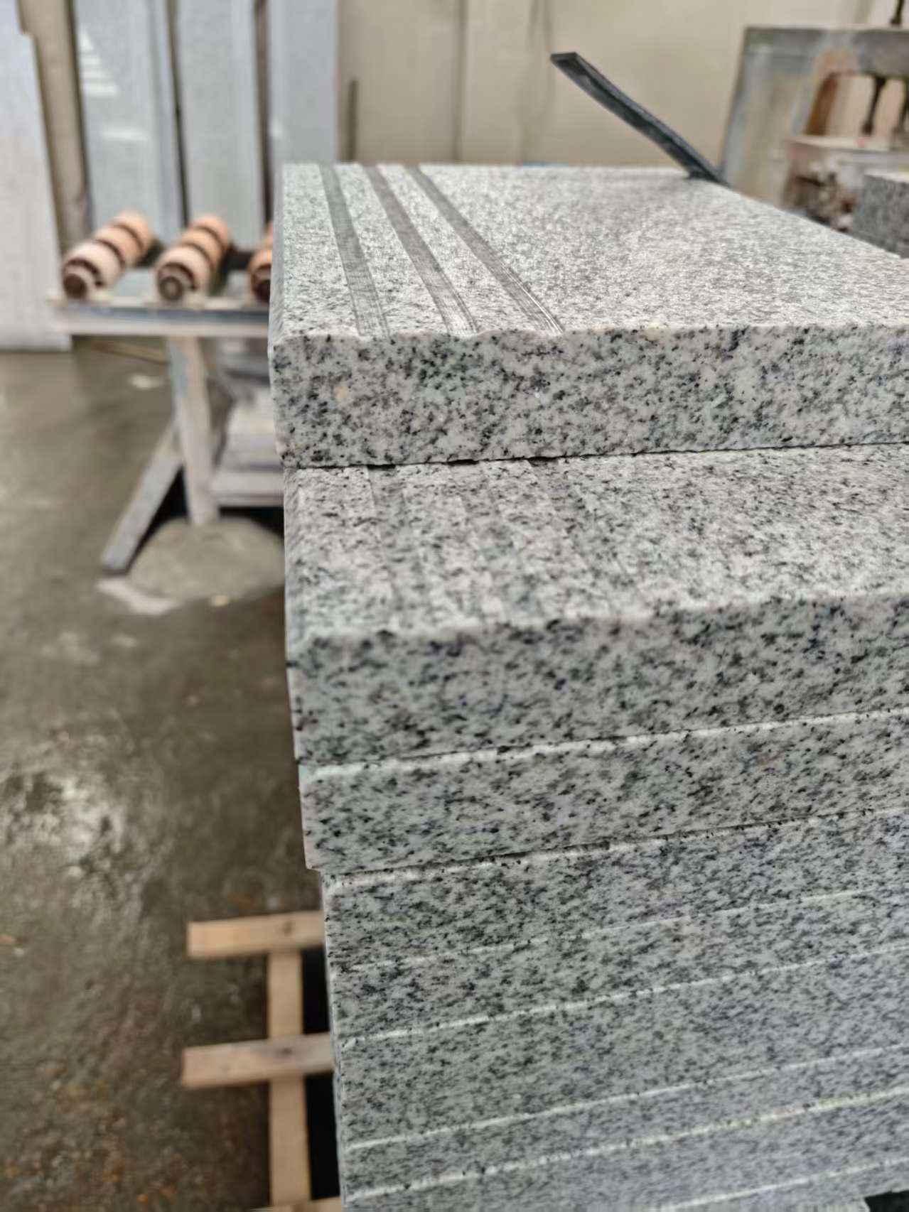 三沙芝麻白楼梯踏步