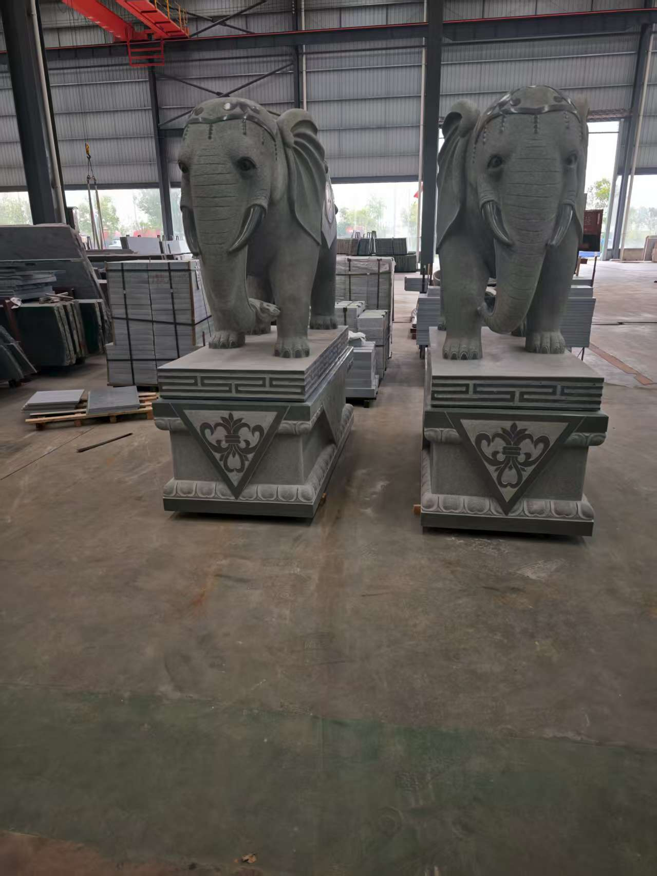 三沙芝麻灰花岗岩对象 芝麻白芝麻灰大象